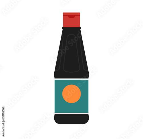 Sweet Soy Sauce Bottle Illustration