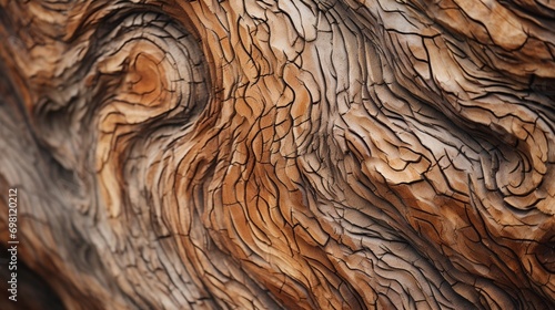 Close-up of a tree trunk showing intricate patterns of its bark.