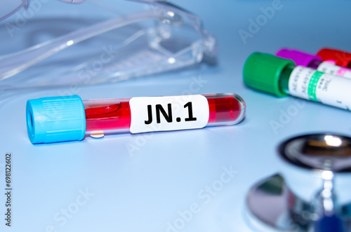 Background of SARS-CoV-2 Variant JN.1,Medical health concept photo