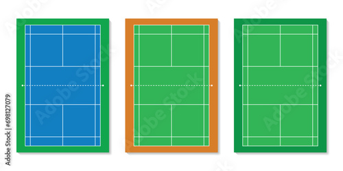 Badminton Court Diagram	