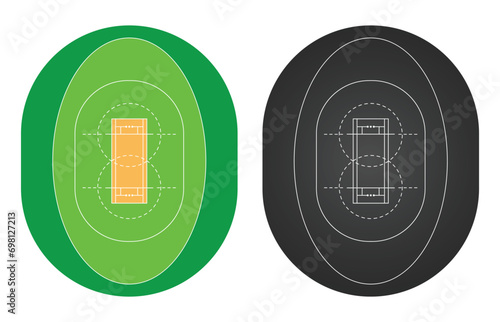 Cricket Field Diagram	