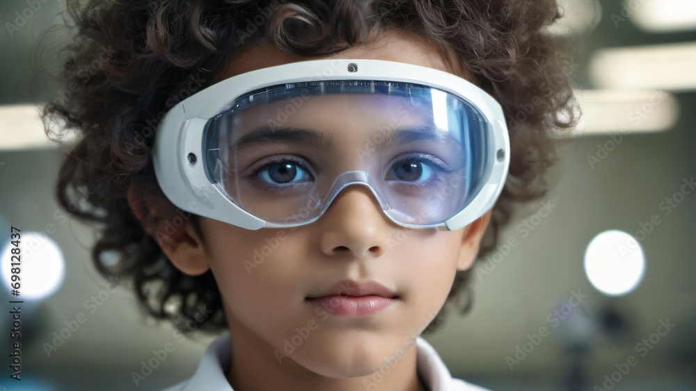 child doing STEM, virtual reality, technology child doing STEM, virtual reality, technology