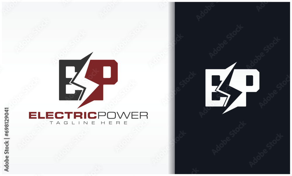 EP Electric Power Logo EP Electric Power Logo