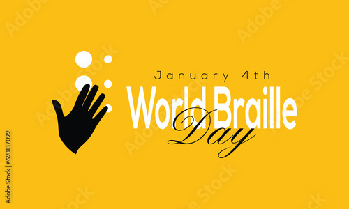 World braille day, World Braille Day on January 4th, World Braille Day international holiday, World Braille Day, Important Day
