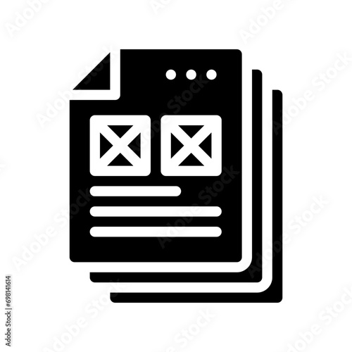 file glyph icon