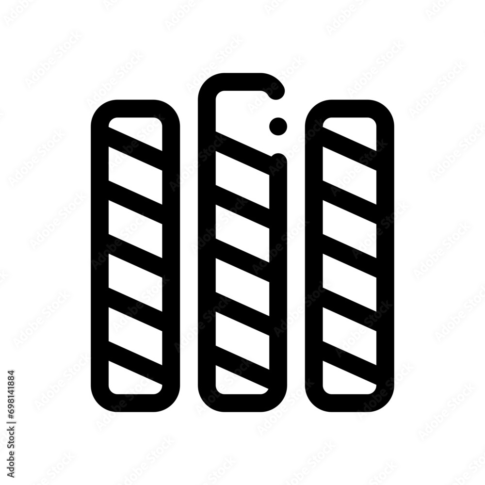 wafer line icon wafer line icon