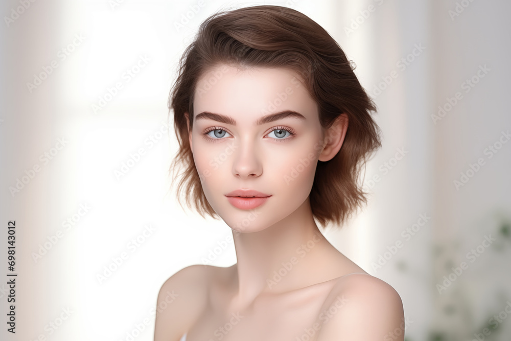 Portrait of a beautiful young woman. Portrait of a beautiful young woman.