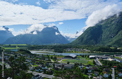 Andalsnes, fjord city in norway