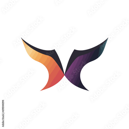 Bat Logo Template vector icon illustration 