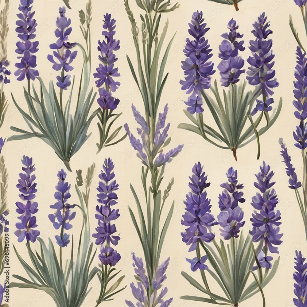 Naklejka premium Floral Elegance pattern designs with AI generative