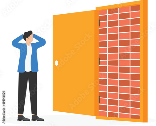 Business dead ends, obstacles and difficulty to overcome.

