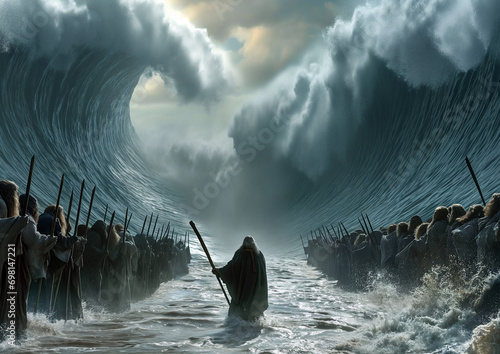 Divine Passage: Moses and the Miraculous Parting of the Red Sea