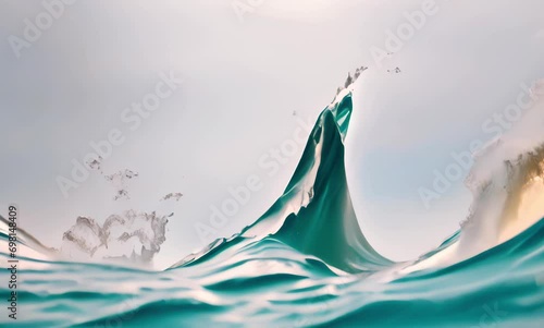 splash in water