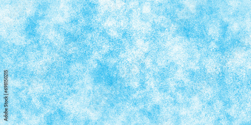 Abstract hand painted watercolor sky and clouds with cloudy texture. old blue paper background with marbled vintage texture. Water splash or blotch background.