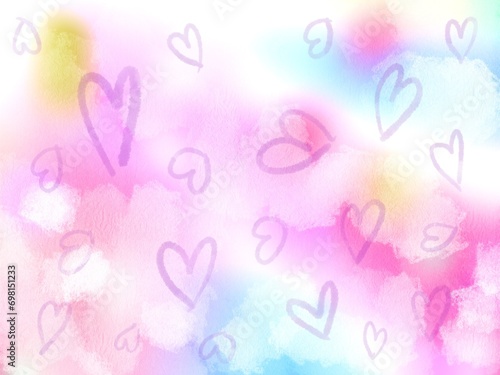 Love collecting Artwork bright designs backgrounds for Valentine’s Day cerebrated art for presentations .
