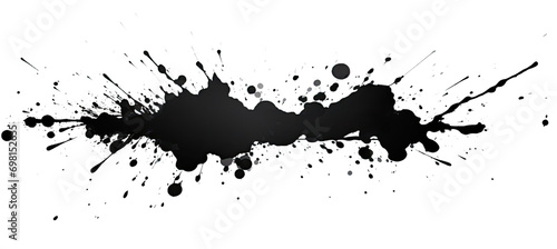 Wallpaper Mural Abstract Black spot drop splash . Isolated on transparent background Torontodigital.ca