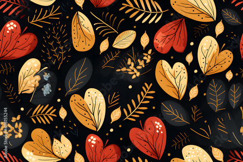 Seamless festive design pat...