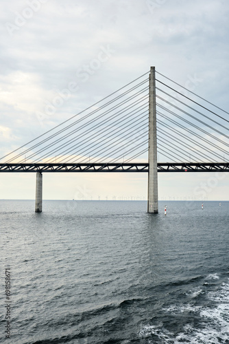 bridge over the sea in Denmark