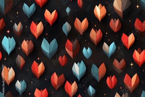 Seamless festive design pat...