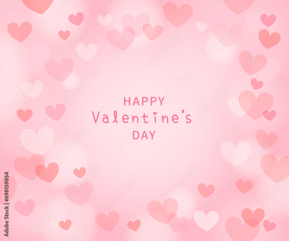 pink background with hearts Valentine's day background pink background with hearts Valentine's day background