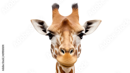 Giraffe face. Isolated on transparent background ©  Mohammad Xte