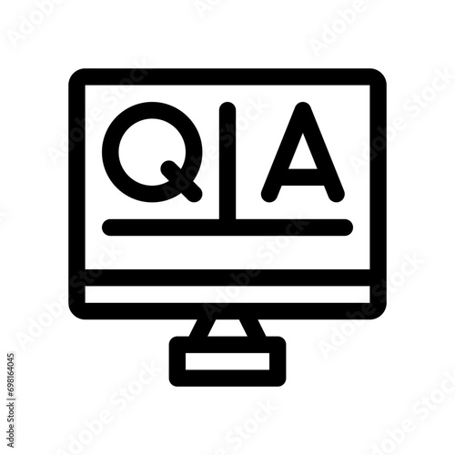 qa line icon