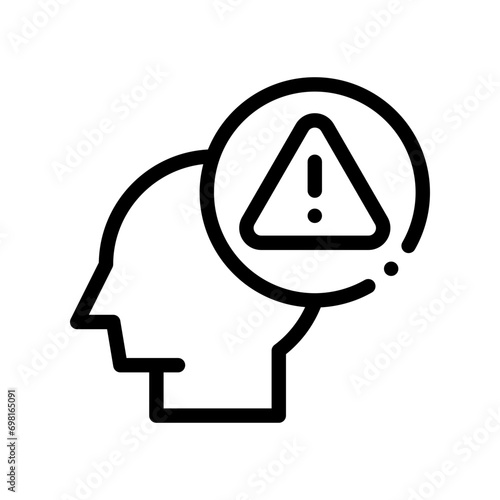 concern line icon