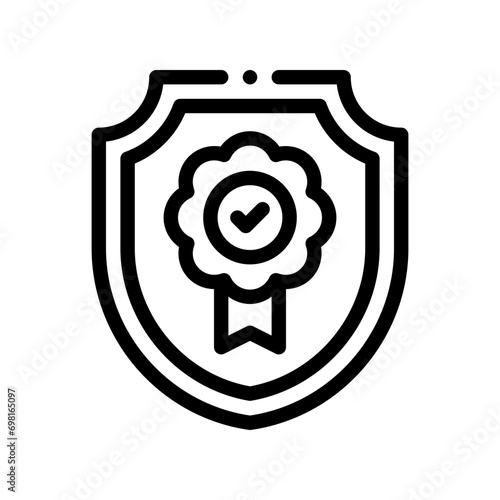 authenticity line icon