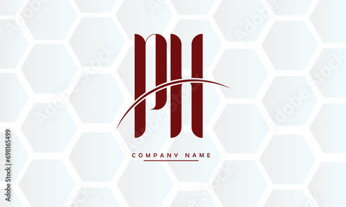 PH, HP, P, H Abstract Letters Logo Monogram