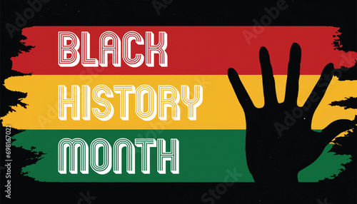 black history month background. African American History or Black History Month. Celebrated annually in February in the USA and Canada. black history month 2024