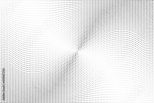 Gradient black and white halftone pattern. Vector illustration 