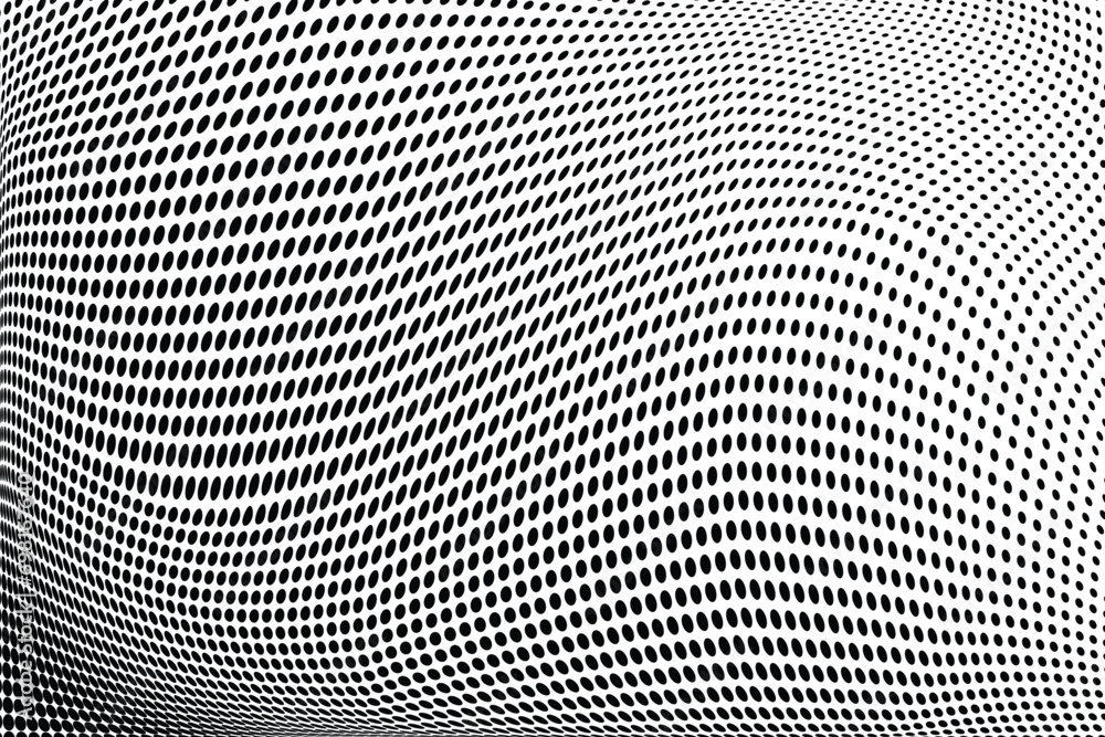 Wavy halftone dots pattern texture background
Wavy halftone dots pattern texture background
