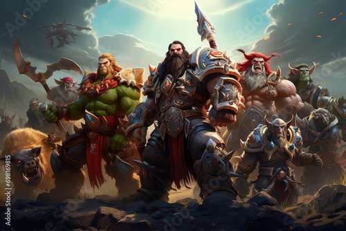 World of Warcraft, AI generation photo