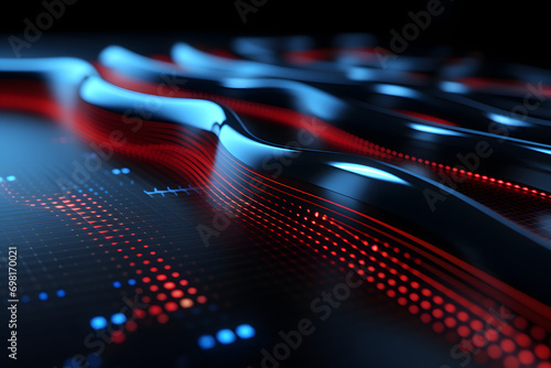 Hardware and software computer technology CPU background. Elements of development, engineering electronics systems and devices.