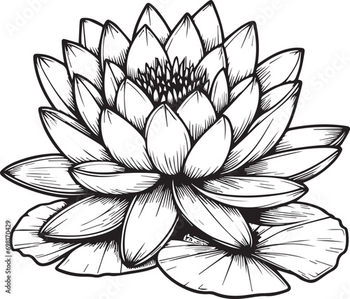 water lily larkspur july birth flower tattoo, water lily larkspur july birth flower tattoo, realistic black and white water lily tattoo, water lily tattoo black and white