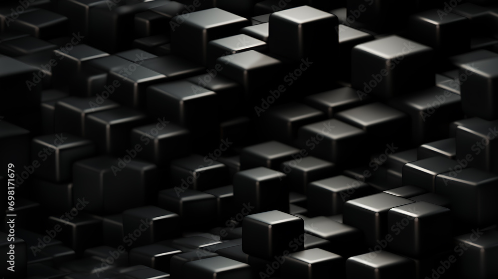 Grunge wood texture. Photo of many small black wooden cubes seamless parquet with cube pattern texture Grunge wood texture. Photo of many small black wooden cubes seamless parquet with cube pattern texture