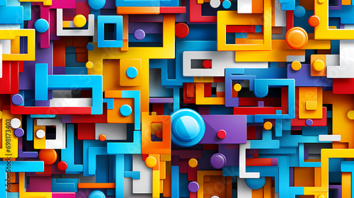Seamless geometric labyrint...