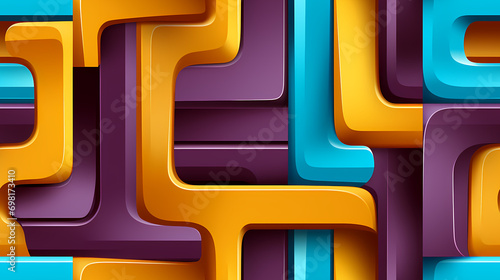 Seamless geometric labyrint...
