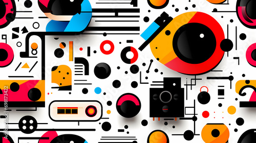 Seamless geometric labyrint...
