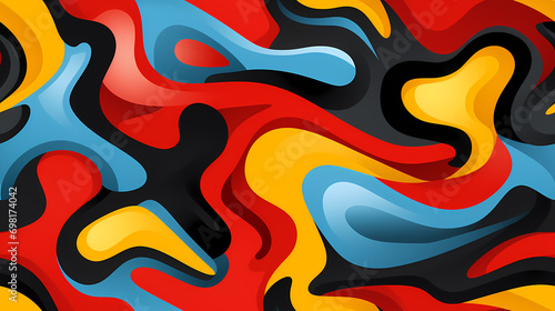 Abstract lines seamless pat...