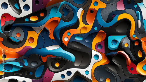 Plastic abstract form shape...