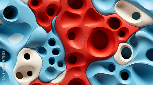 Plastic abstract form shape...