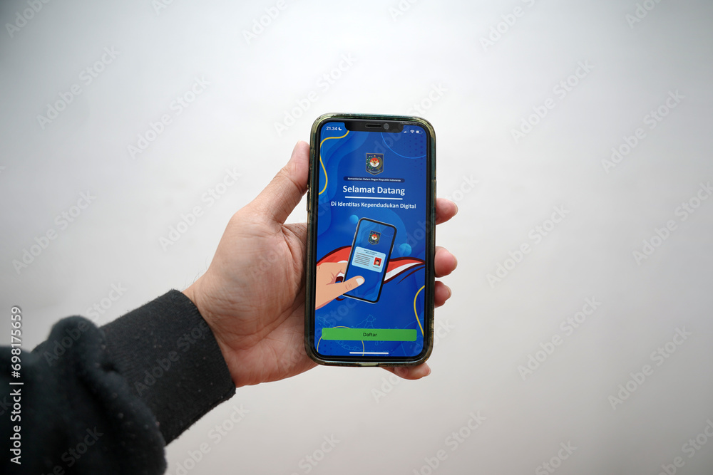 Tangerang Indonesia 25 December 2023 Display Of The Digital State