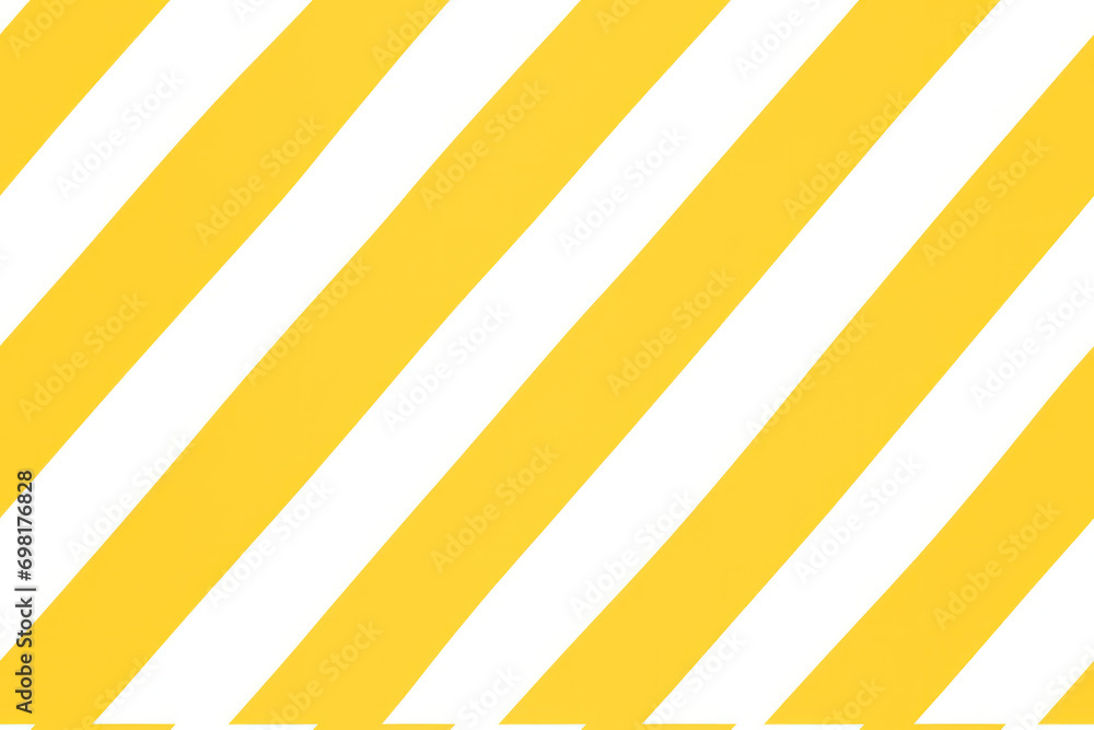 yellow and white diagonal striped background - obrazy, fototapety, plakaty 