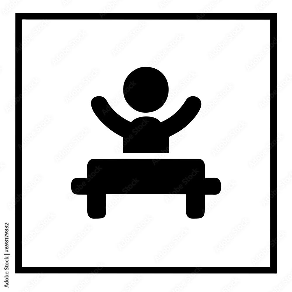 Warning sign caution baby on board, baby in the car Warning sign caution baby on board, baby in the car