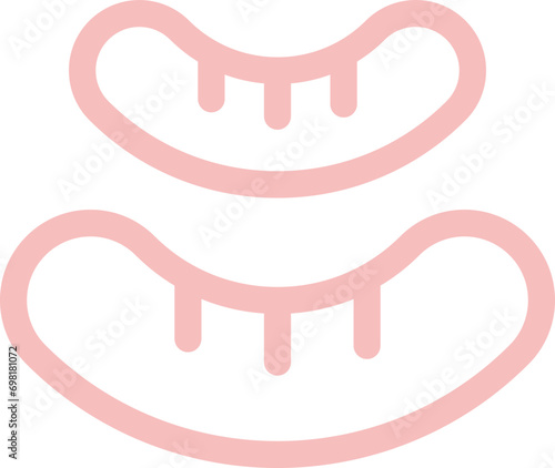 Ham and sausage icon
