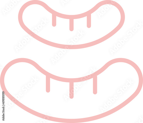 Ham and sausage icon

