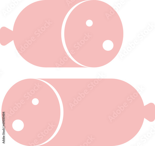 Ham and sausage icon
