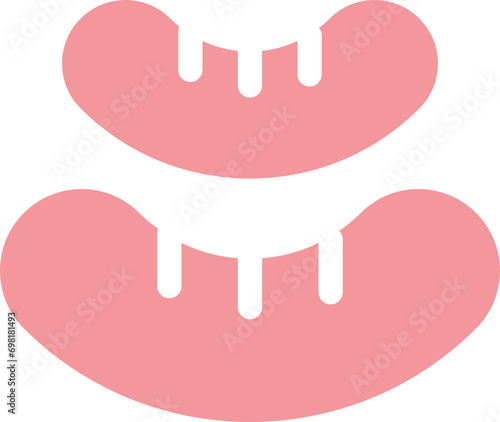 Ham and sausage icon

