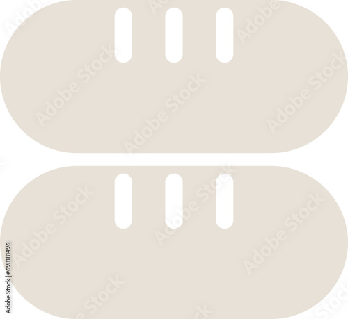 Ham and sausage icon
